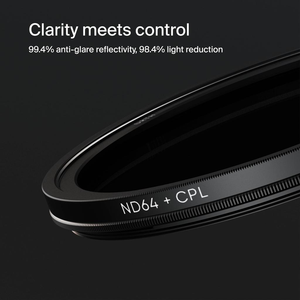 Urth 67mm Polarized ND64 Lens Filter (CPL) + (Plus+)