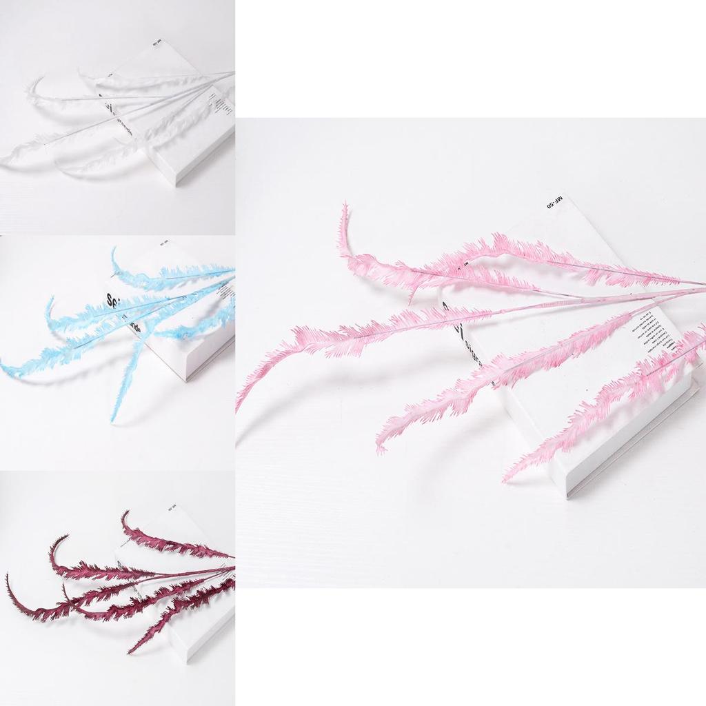 Faux 5fork Large Miscanthus Grass Wedding Centerpiece For Bridal And Party Decor