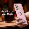Custodia per Telefono con Cornice Placcata Per Samsung Galaxy A72 A52 A32 4g A22 A53 5g A 72 52 32 22 2021 Lusso Cover Posteriore in Silicone