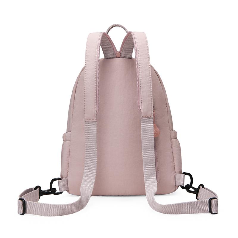 Women's Small Nylon Backpack Lightweight Waterproof Daypack with Front Pocket for Travel Daily Use