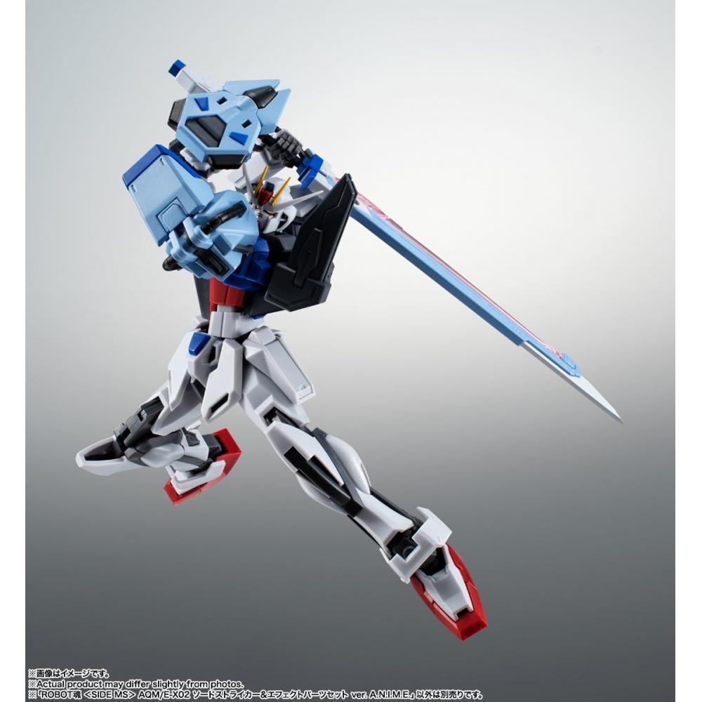 TAMASHII NATIONS ROBOT Spirits Mobile Suit Gundam SEED AQME-X02 Sword Striker & Effect Parts Set ver. A.N.I.M.E. Approx. 165mm ABS&PVC Painted Movable