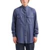 Emporio Armani Solid Color Chest Pocket Single-Breasted Long Sleeve Shirt Men Shirts Blue 3D1CP1-1DAAZ-10941