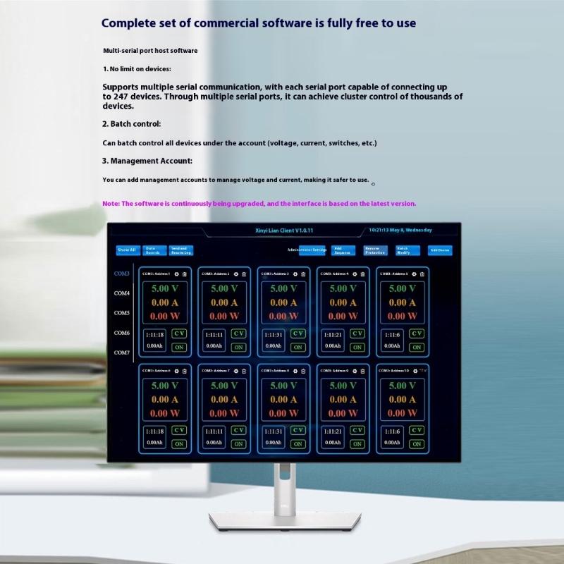 Upgrades Digital Controlled Power Supply 252W 7A Output Constant Electric Current Regulation for Charging Testing Lab