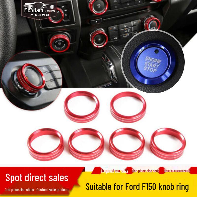 19-22 Dodge Ram Audio & AC Knob Decorative Ring