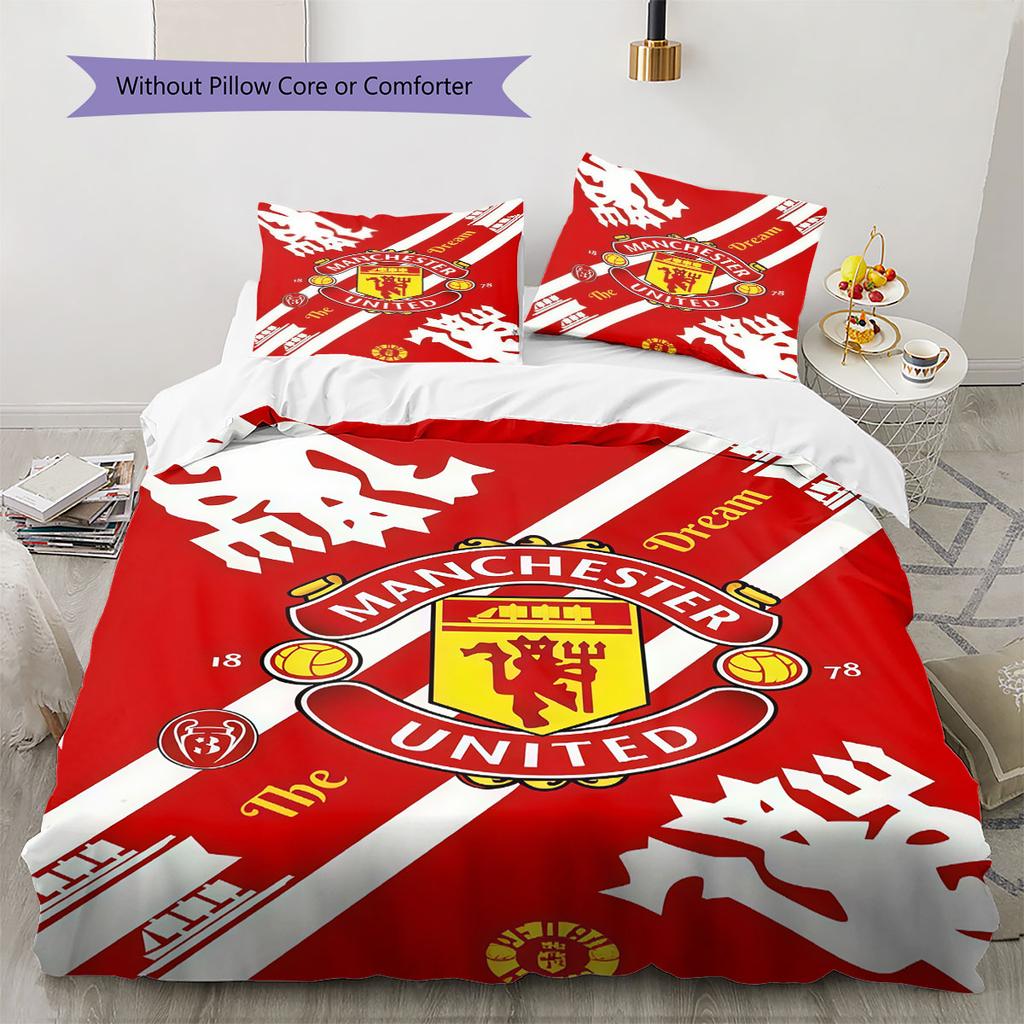 Thick MUFC Mat Bedding Quilt Set Quilt Cover Pillowcase Home Decoration Birthday Gift (1 * duvet cover + 2 * pillowcase, without core)