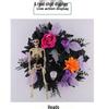 Halloween Skull Wreath: Hong Kong Love Door Ornament & Porch Decoration