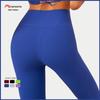 European & American High-Waist Yoga Pants: Tummy Control & Hip Lift Ribbed Fitness Leggings