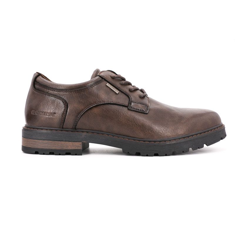 Derbies à lacets effet cuir grainé Homme ROMIKA