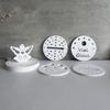 Round Silicone Mold For DIY LED Candle Holders Sturdy And Easy To Demold For Creative Homes Decors Projects