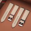 Handmade Cowhide Strap with Double Stitching Top Grain Genuine Leather Watch Band 20 22 24MM Quick Release Replacement Watchband