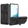 Samsung S26 Ultra Magnetic Bracket Card Slot Protective Case - A17 Diamond Drop-proof Cover