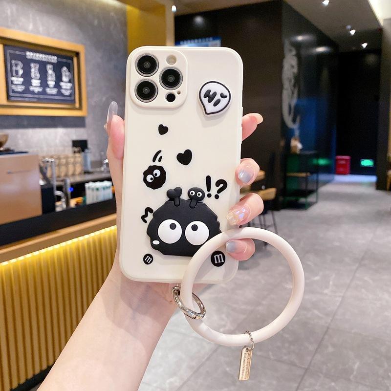 Hot Sale Applicable Redmi 15C Mobile Phone Case Cute Coal Ball Xiaomi POCO M6PRO Three-dimensional Cartoon Funny