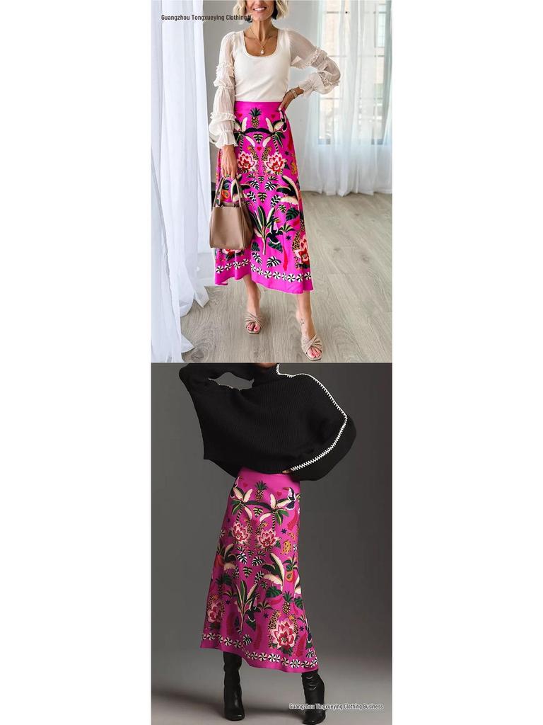 Spring-Summer Retro Street Skirt for Women