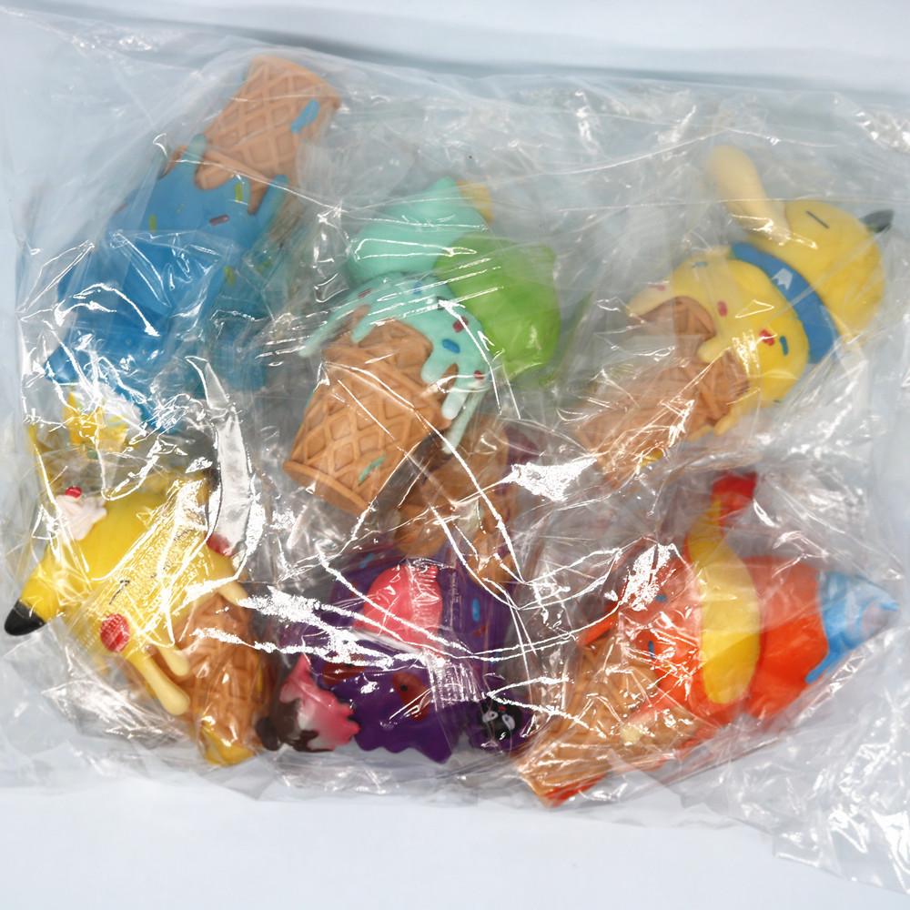6 Flavor Ice Cream Cones: COS Series Hand-Painted Figuries Featuring Pikachu, Bulbasaur & Psyduck
