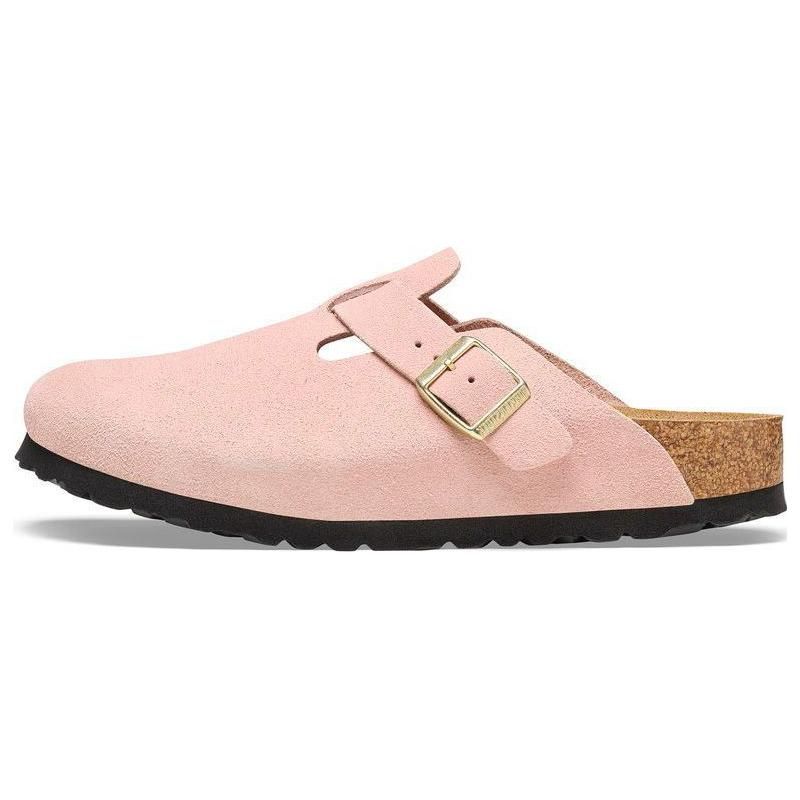 Birkenstock Boston Suede Leather Light Rose Women Sneakers Pink 1026171 36