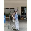 Kumikumi Casual Set New Blue Plaid Cami Women Clothes Summer High Waist Skirt Two-piece Set