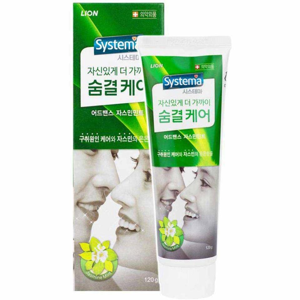 

LION SYSTEMA 120g Зубная паста для ухода за дыханием с ароматом жасмина и мяты 120г