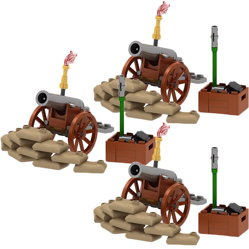 Medieval Military Building Blocks Napoleonic Wars Castle Knight Soldier Figures Weapons Guns British French Marshal Infantry Toy