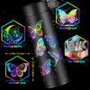 10/50/100PCS Transparent Laser Butterfly Stickers Holographic Stickers for Watercup Laptop Scrapbook Notebook Diary Stickers