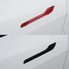 Set Bright Carbon Fiber Car Side Door Handle Sticker For Tesla Model 3 Y 17-22