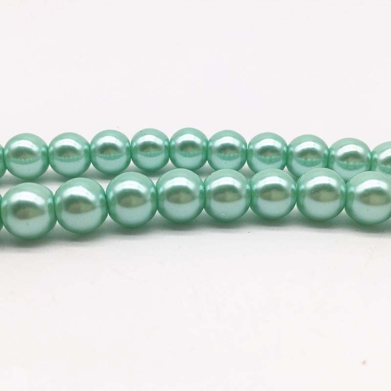 NEW 4/6/8/10mm Round Beads Loose Glass Pearl Spacer Charm Beads for Jewelry Making Diy Handmade Bracelet Accessories