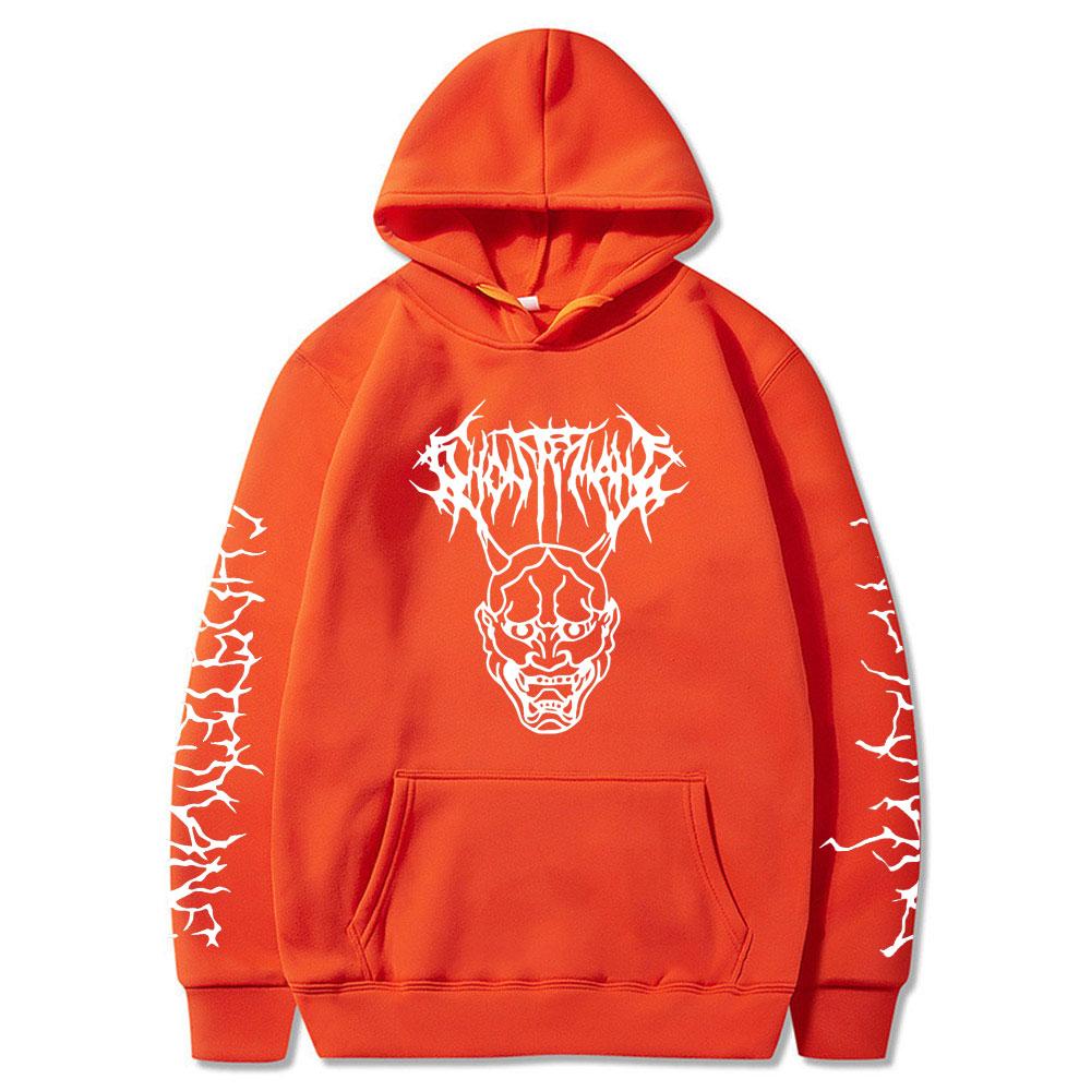 Ghostemane Mercury Retrograde Image Men's Women's Black Hoodies Letter Printed Long Sleeve Hooded Sweatshirt Streetwear Men Tops