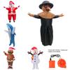 Dospělý nafukovací kostým Santa Claus, Sněhulák, Perníkový muž pro cosplay a halloweenské večírky