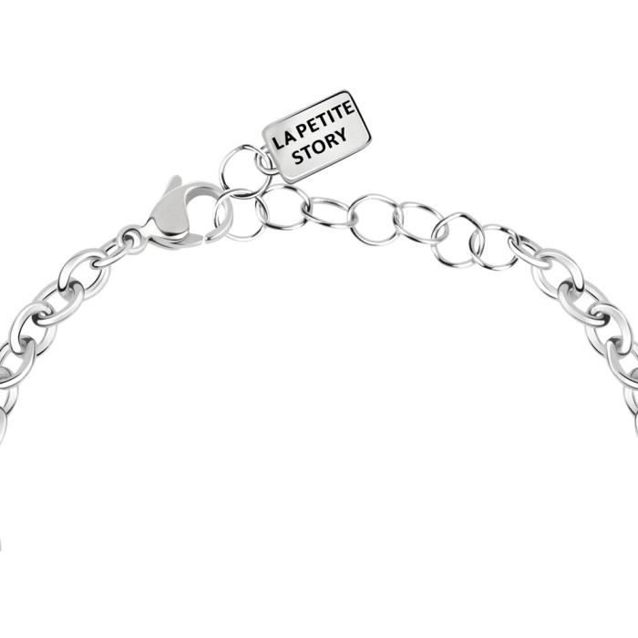 Náramek La Petite histoire LPS05APY05 Kolekce Životní příběh Strom života z nerezové oceli růžový List