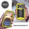 Armor Metal Phone Case for IPhone 17 16e 16 15 14 Plus 13 Pro Max Built-in Kickstand Screen Lens Protect Shockproof Guard Cover