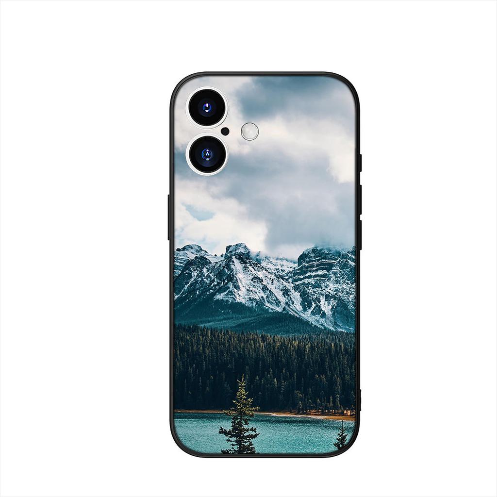 Phone Cover for Samsung Galaxy A55 A54 A25 A36 A17 A26 A35 A33 A34 A14 A37 S8 S9 S20 S21 FE S10 Plus Case Mountain Forest Casing