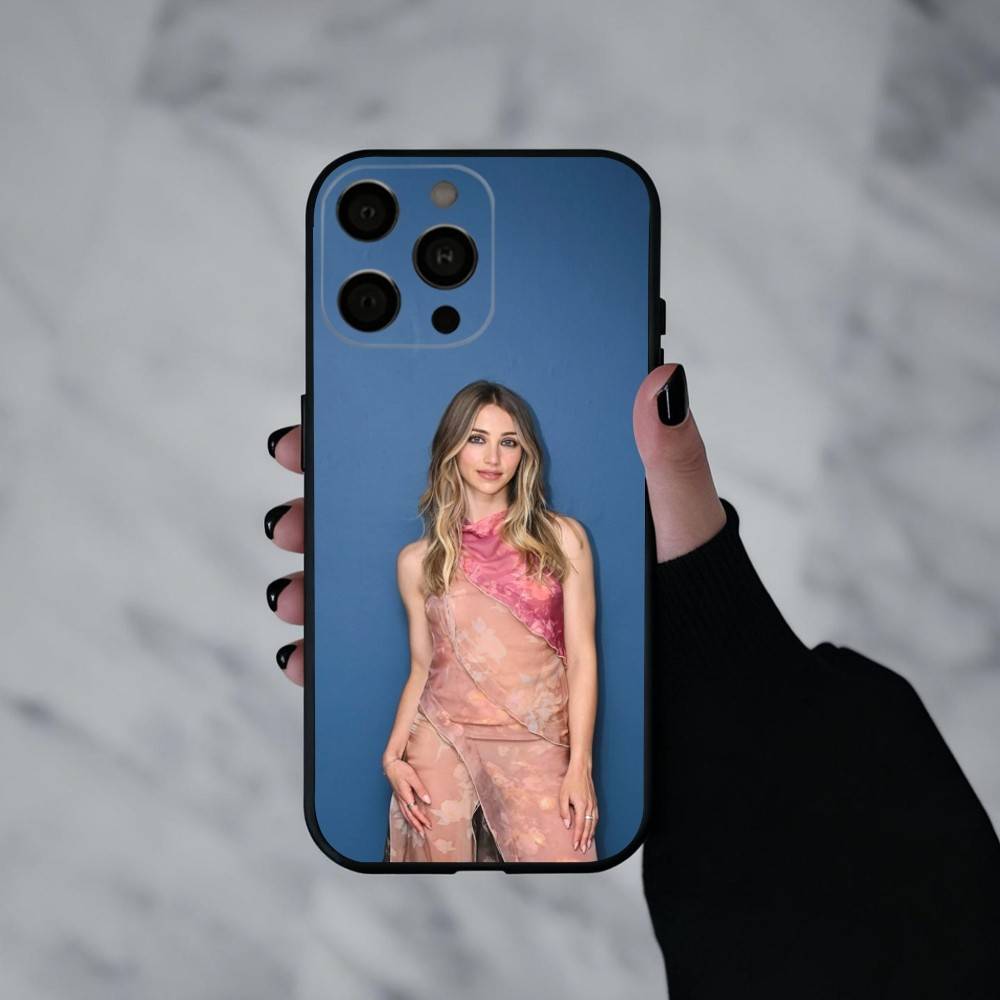 Actor E-Emily R-Rudd Phone Case For iPhone 17pro,16,15,14,13,12,11 Plus,Pro Max,XS,Soft Silicone Black Cover