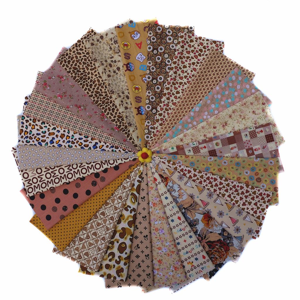 3Pcs Hand Dyed Angel Patchwork 100/% Cotton Linen Fabric Upholstery Decor DIY