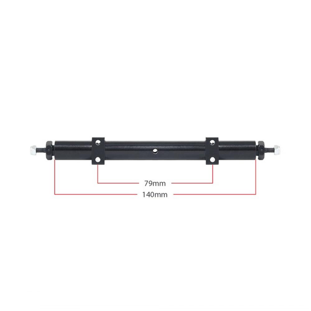 RC Metal Unpowered Rear Axle 120mm 140mm 167mm for 1/14 Tamiya Trailer 1/10 Car DIY Upgrade Parts
