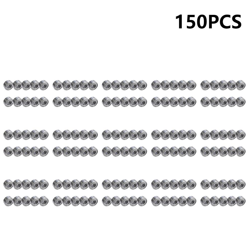 200pcs High Speed Bearing Miniature 685ZZ Axle Bearing Strong Load Capability Carbon Steel Replacement Power Transmission Parts