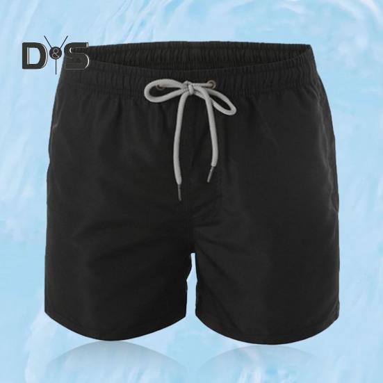 Léto Elastický pas Stahovací šňůrka Plážové surfovací šortky Síťovaná podšívka Kapsy Rychleschnoucí plavky