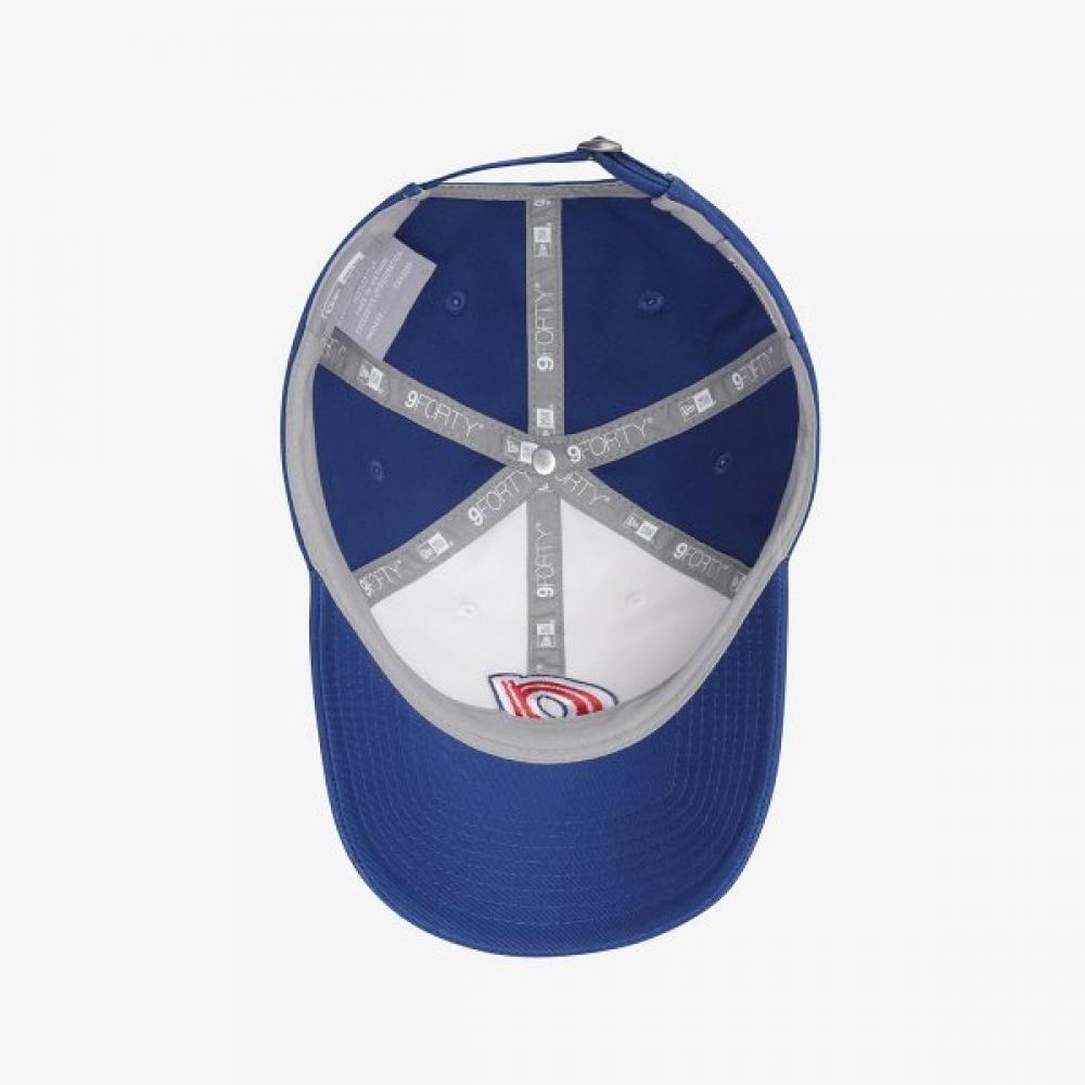New Era Atlanta Braves Unstructured Ballcap Optic White   Light Royal 15131666