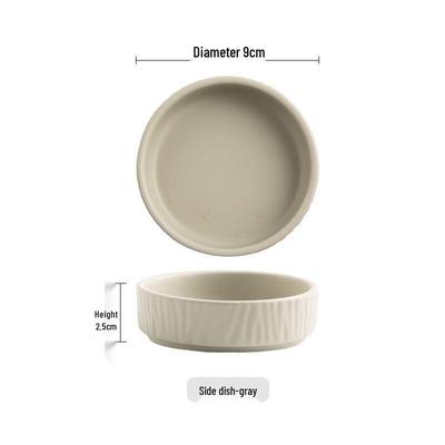 Runde Dip-Schale im japanischen Stil