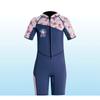 Children's Diving Suit 2.5MM One-piece Short-sleeved Warm Cold Snorkeling Surfing Swimsuit