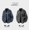 2025 Autumn Tie-Dye Denim Long-Sleeve Shirt Jacket