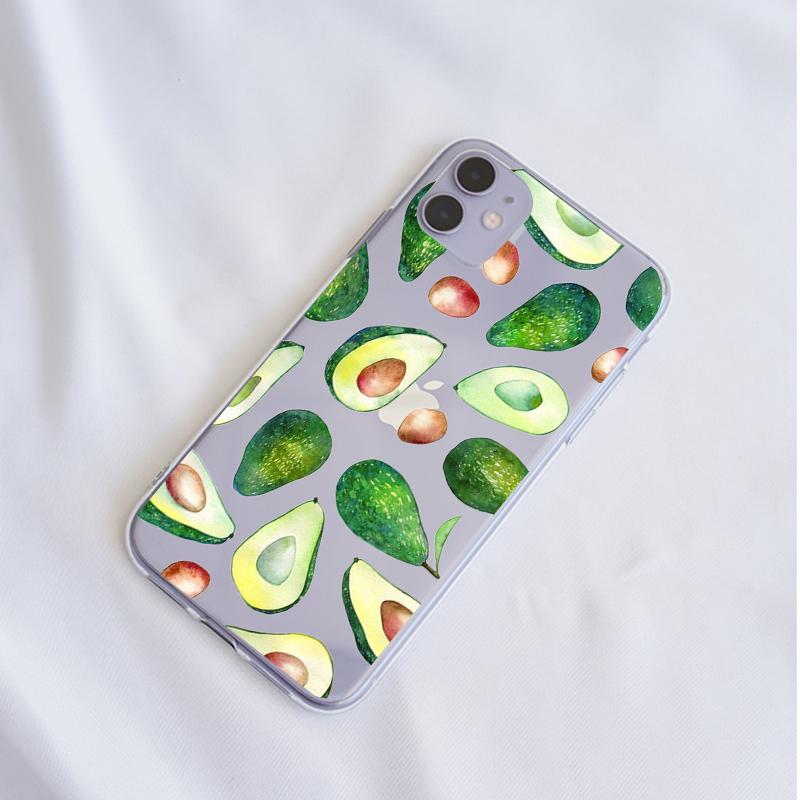 Green Opaque Phone Case Buy Green Avocado Transparent Phone Case