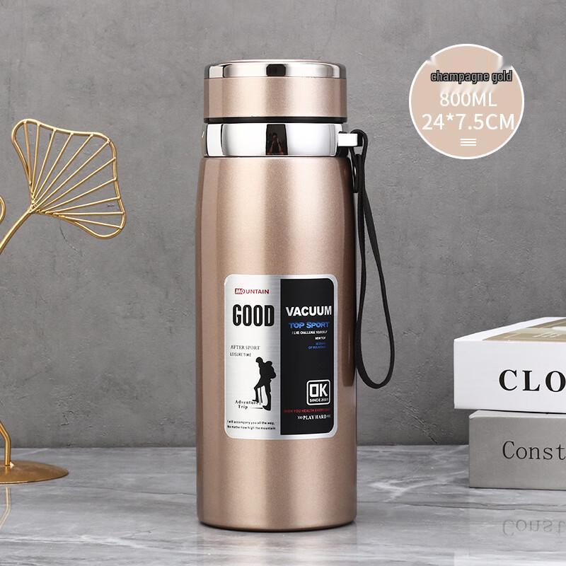 Xiaoyueya 316 Stainless Steel Portable Insulated Tea Bottle 800ml