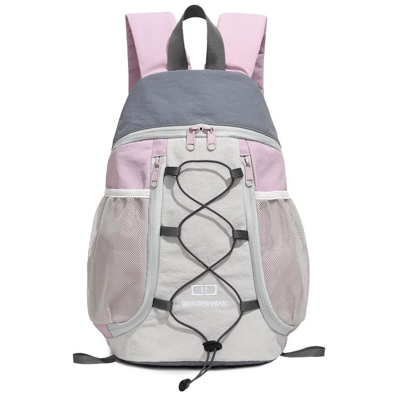 Schoolbag mountain fresh color scheme summer vitality lightweight mountaineering bag couple outdoor travel adventure multi-purpose backpack