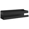 Duschregal Mattschwarz 23 x 6,5 x 6 cm Gebürsteter Edelstahl 304