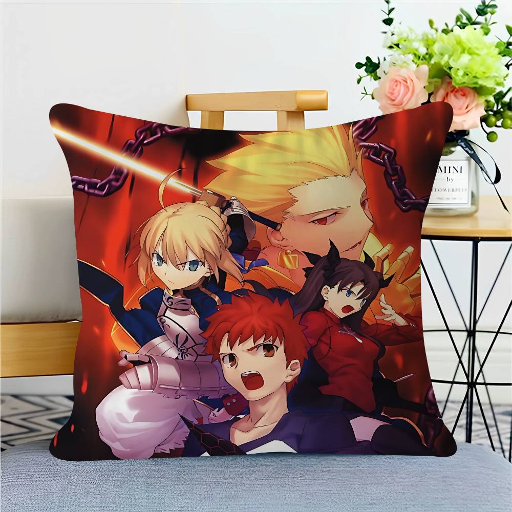 Anime Fate-Stay-Night Cushion Cover Decorative Pillow Sofa Home Decor Case Pillow Cases