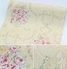 Peel and Stick Wallpaper Removable Vintage Yellow Floral Self Adhesive Wallpaper Shelf Drawer Liner Wall Paper Decorative Roll