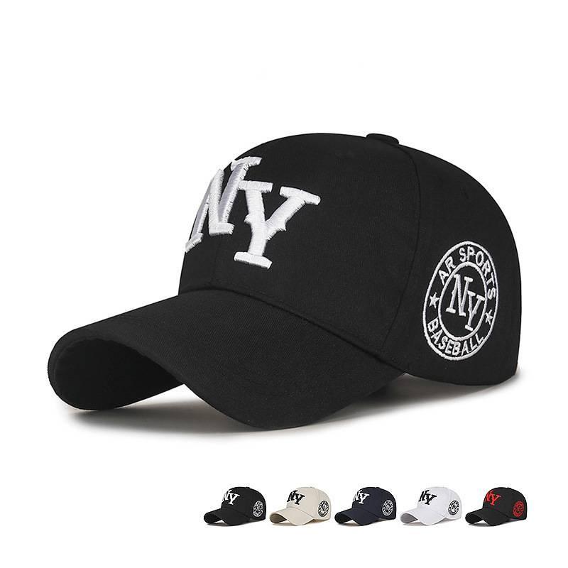 Ny Baseball Embroidered Cap Men Women Unisex Outdoor Cap Minimalist Hip Hop