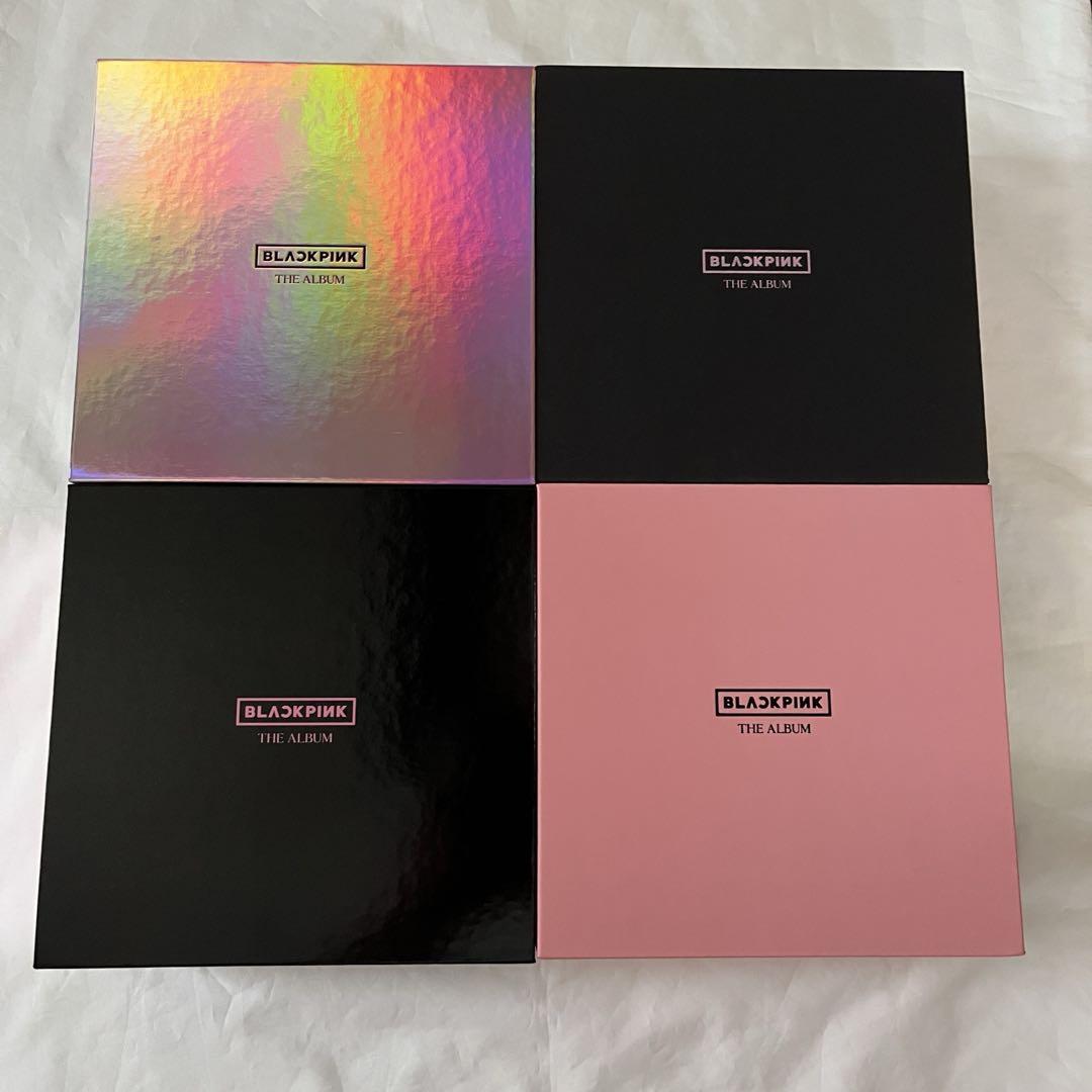 

[USED] BLACKPINK THE ALBUM Korean Edition 4-piece set Burupin CD