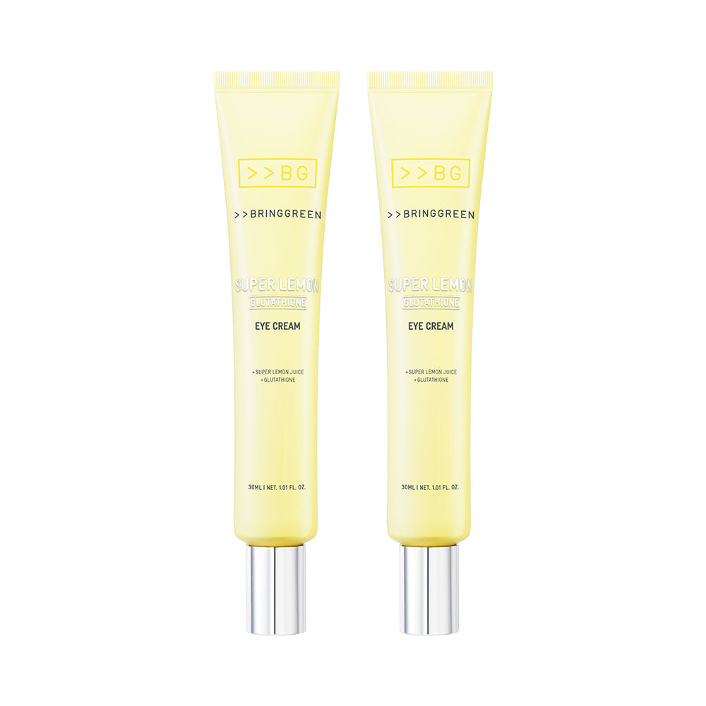 BRINGGREEN Super Lemon Glutathione Eye Cream 30ml (2-pack, 60ml total)