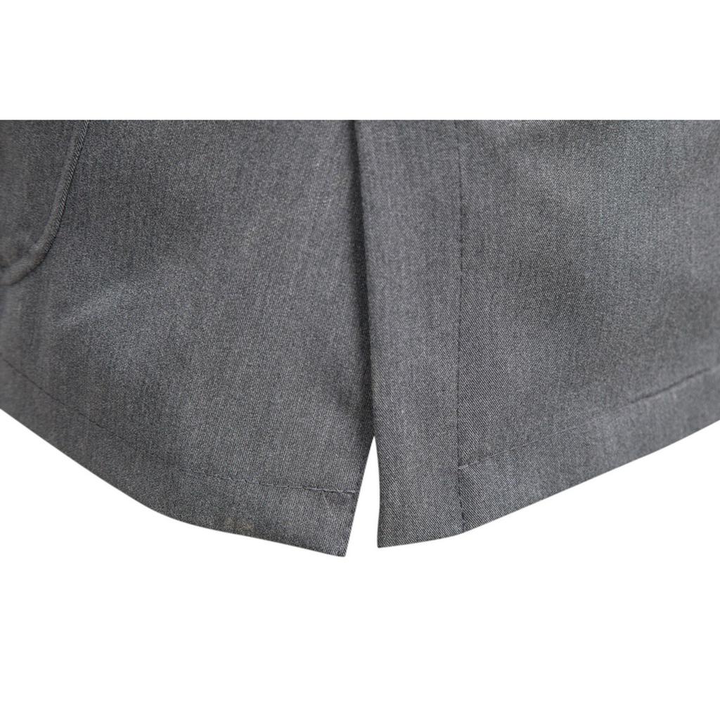 Men's Solid  Long Sleeve Casual Suit Slim Fit  Jacket