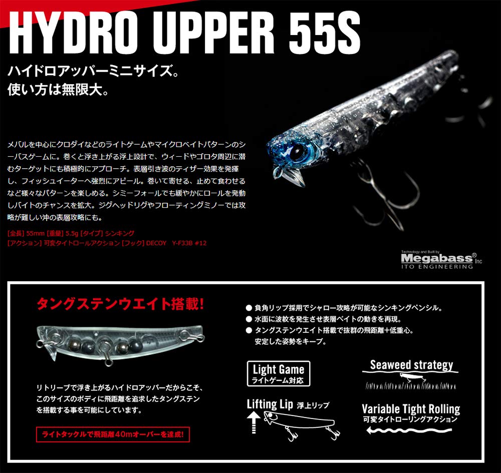 APIA Lure Hydro Upper 55S Dochart #12